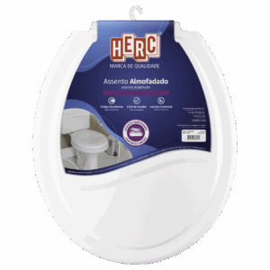 Assento Sanitário Almofadado Branco Herc