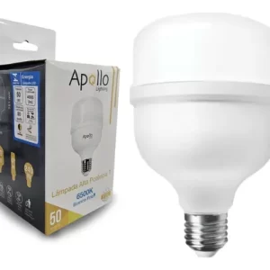 Lâmpada Led Bulbo 50w Alta Potencia Branco Frio 6500k Bivolt