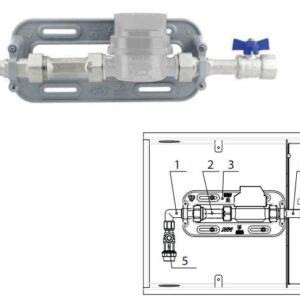 Kit Conecções metal padrão CAESB NTS 302