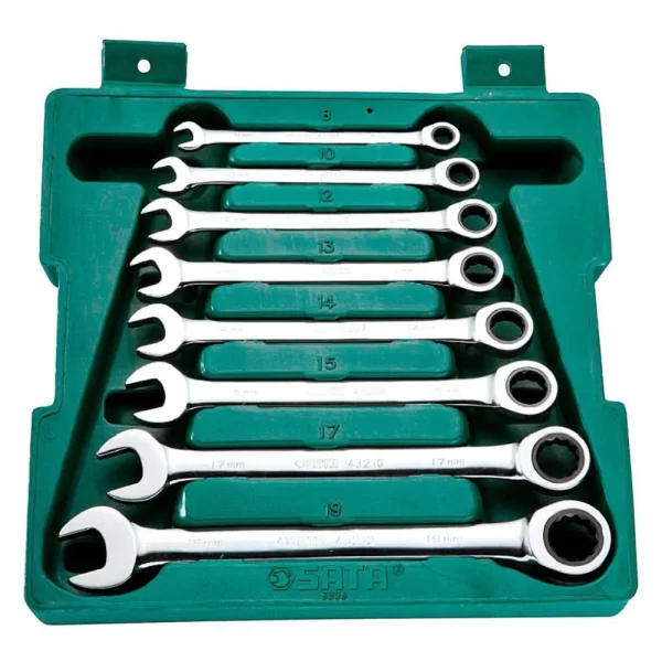 Jogo De Chave Combinada com Catraca 8 A 19 Mm 8 Pçs - Sata - Imagem 2