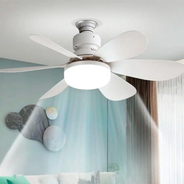 Lâmpada Luminária Ventilador De Teto C/ Controle Remoto 40W - Imagem 3