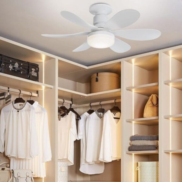 Lâmpada Luminária Ventilador De Teto C/ Controle Remoto 40W - Imagem 5