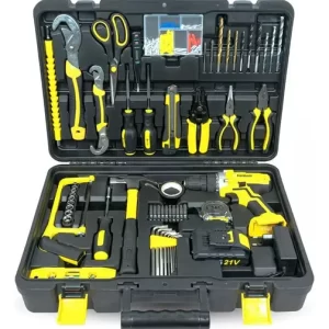 Parafusadeira a Bateria Com 299 Peças Titanium