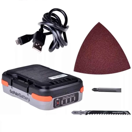 Kit Ferramentas Sem Fio 4X1 Bateria 12V Black & Decker Gopak - Imagem 7