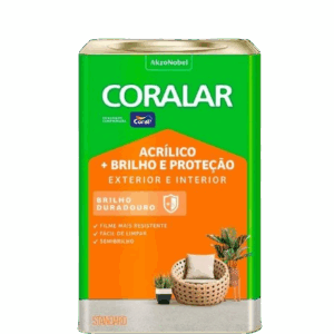 Tinta Semi Brilho e Proteção Branco Brilhante 18L - Coral