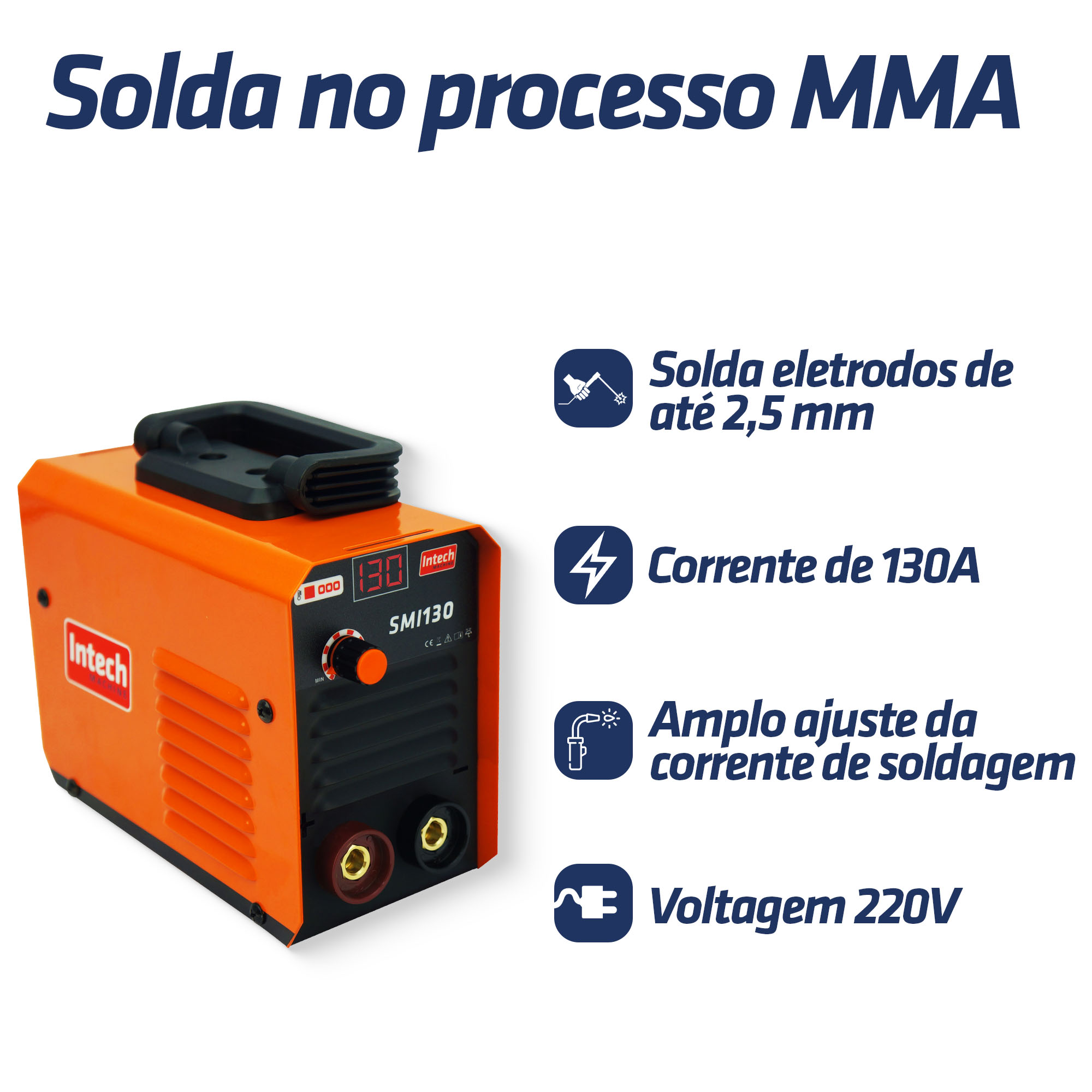 Inversor para solda SMI130 Intech Machine - Imagem 4