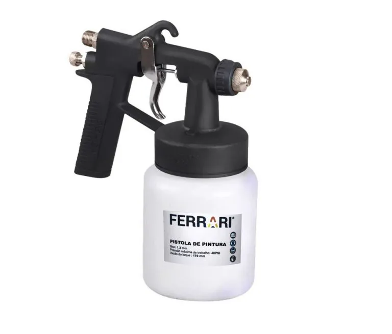 Compressor de Ar Direto Mega JET Bivolt Motor 1/2Hp com Kit para Pintura - Ferrari CMJ-210 - Imagem 4