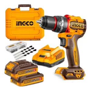 Parafusadeira Brushless Impacto 1/2p À Bateria 20v C/ 2 Bats