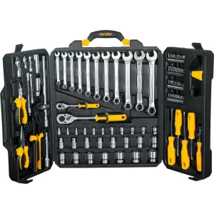 Jogo de Ferramentas com 110 Peças com Maleta Plástica - VONDER